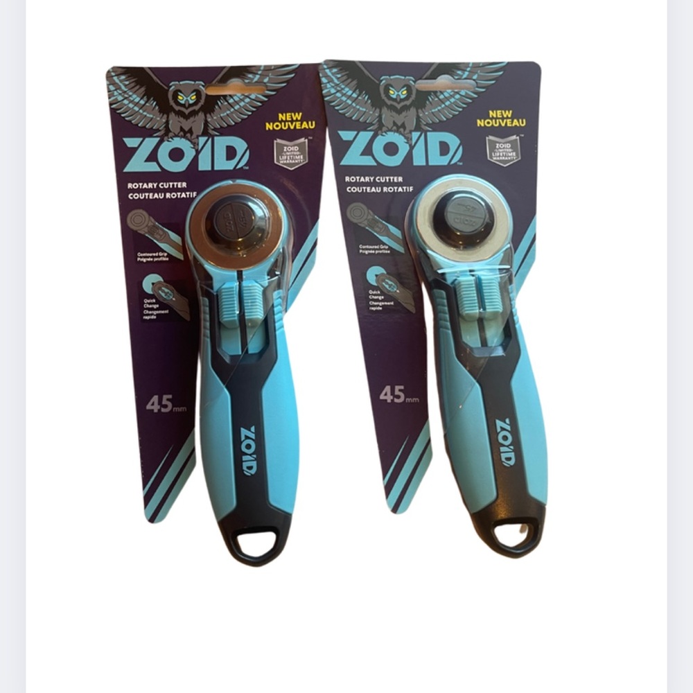 Zoid Rotary Cutter 45mm - Blue NWT -2Pack